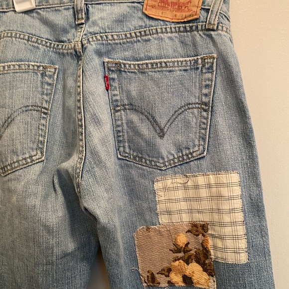 Levi’s with customized patchwork size width 32 length 34 - Picture 5 of 6